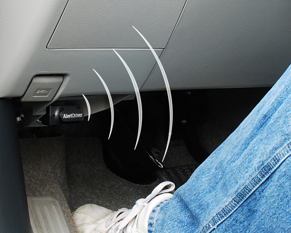 AlertDriver Installed in vehicle