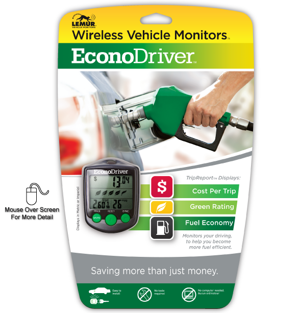 Lemur Monitors EconoDriver Front Package