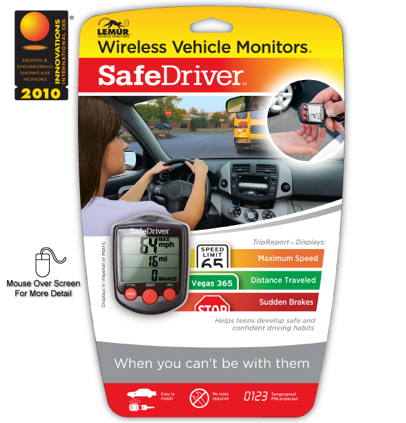 Lemur Monitors SafeDriver Front Package